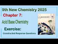 9th Class Chemistry New Book 2025 Chapter 7 Exercise Solution Punjab Board 9th new chemistry