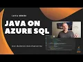 Java on Azure SQL - How to use JDBC to perform CRUD on Azure SQL databases
