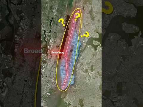Why Broadway Splits Manhattan🗽 New York’s Oldest Street 🇺🇸