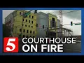 Crews investigate cause of fire at new Sumner Co courthouse