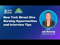 AMN Academy Dream Jobs Direct Hire RN Jobs in New York