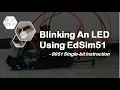 Blink LED Using 8051 Single Bit Instruction