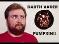 Carving a Darth Vader Pumpkin