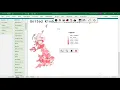 UK counties map