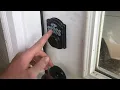 INSTALLING defiant electronic deadbolt then setting the code in 3 minutes home depot