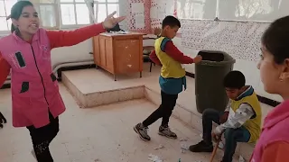 حصة التعبير الشفوي درس عمال النظافة صفحة26 للسنة الخامسة 