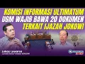 Komisi Informasi Ultimatum UGM Wajib Bawa 20 Dokumen Terkait Ijazah Jokowi | #SPEAKUP