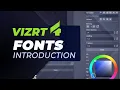 Vizrt 4 Fonts Introduction Tutorial