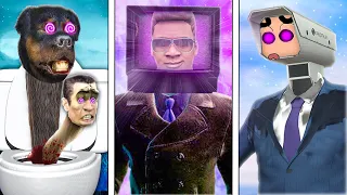 Franklin Became Tv Man To Fight With Skibidi Toilet Monster In GTA 5 (Full Movie)