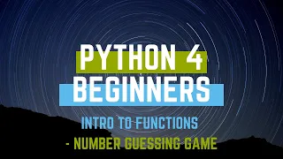 Python functions - Guess the Number game