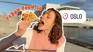 what i ate in oslo 🇳🇴 (vegan cafés, live cooking show & cozy summer days)