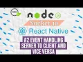 Event handling with socket io server and client side