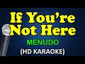 Download Lagu IF YOU'RE NOT HERE - Menudo (HD Karaoke)
