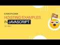 JavaScript Hoisting Examples Hindi JavaScript Interview Questions