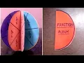 Fraction Activity Fraction album Maths fraction model Fraction maths TLM Fraction model