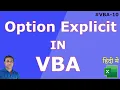 Use Option Explicit in VBA for Error-Free Code - 10
