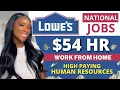 LOWE S Work From Home Work From Home NO Degree Jobs Remote Jobs