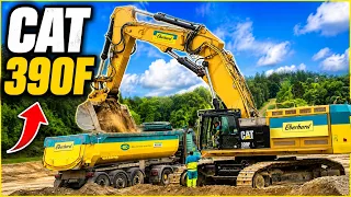 Eberhard Cat 390F in Gravel Pit