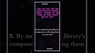How Can You Use the React-Native-Vector-Icons Library to Add Icons to Your React Native App