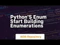 Python s enum start building enumerations