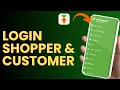 How to Login Instacart App Shopper Customer Login