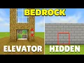 Minecraft 5 Simple Redstone Builds For Bedrock Elevator Hidden Door