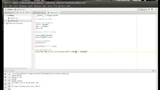Python Tutorial for Beginners 2 - Printing and Formatting