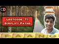 Simplify Path Leetcode 71 String Manipulation Contest 71