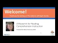 A Blueprint for Reading Comprehension Instruction