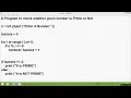 Prime Number Program in Python