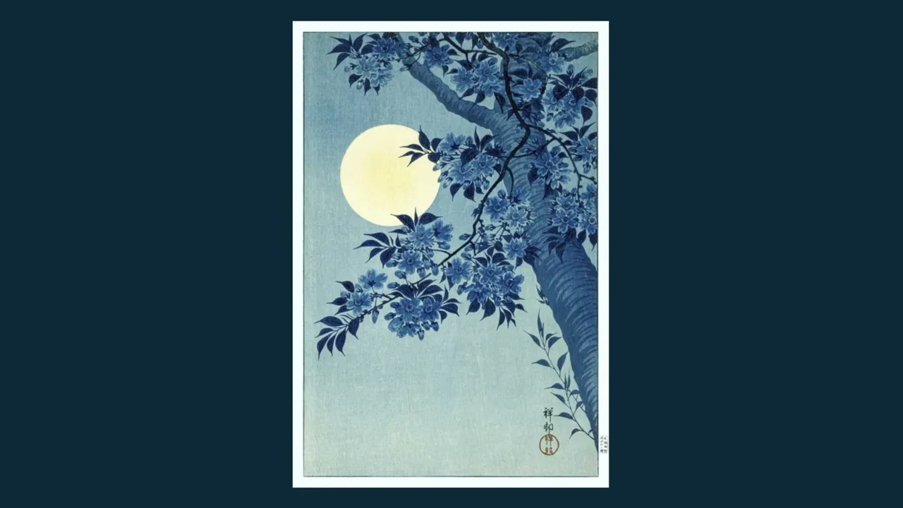 Blossoming Cherry on a Moonlit Night「月に花」Original Music Composition
