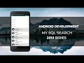Android Studio Tutorial - Search on MySQL with NodeJS