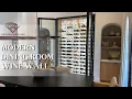 Transforming a Regular Dining Room Wall Into a Modern Wine Wall
