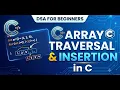 Array Traversal Insertion in Java DSA for Beginners