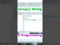 C Language Tutorial - 14 How to use strcpy String in c programming