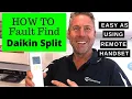Daikin Split System How to Diagnose the Green Flashing Light Error