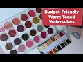 Budget-friendly Warm Toned Watercolors - Angora and Artist s Loft