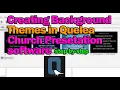 How to Create Display Background Themes in Quelea Step by Step Tutorial 2025 shortcutguide