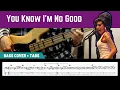 Download Lagu Amy Winehouse - You Know I'm No Good (Bass Cover + TAB)