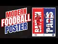 Create a Stunning Football Poster in Photoshop l How to Make Creative Poster Design in Photoshop