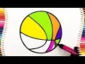 Basketball coloring pages for Kids - Children coloring book