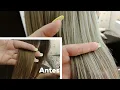 Mechas beige Decoloracion en cabello maltratado Lilyymakeuup