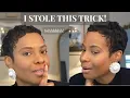 I SAW A HAIRDRESSER DO THIS PIXIE STYLING TRICK SO I TRIED IT