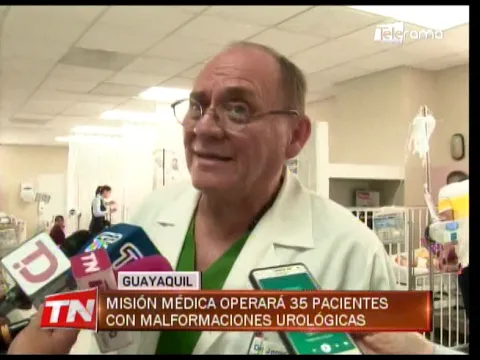 Misión médica operará 35 pacientes con malformaciones urológicas