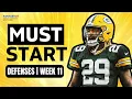 5 Must Start Defenses for 2024 Fantasy Football Week 11
