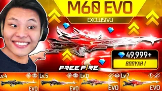 [FREE FIRE] JayFF Nâng Cấp M60 Lv7 Phá Keo Cực Khủng😜Tặng 5000 KC Giúp Fan Săn M60 Sát Thần Săn Mộng