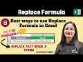 Replace Formula in Excel How to Replace Text inside a String Computer Tech Academy
