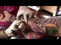 Epic Thailand Best Detailed Sleeve Tattoo Ocean Waves Koi s Shading Colors Style