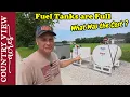 Bulk Fuel Delivery Farm Fuel Station Up Running Recycling Junk From Past Projects
