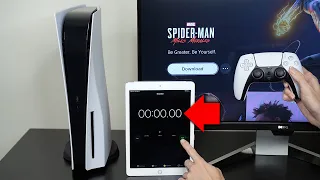 Downloading a Game on PS5 using 1000Mbps Internet It s fast